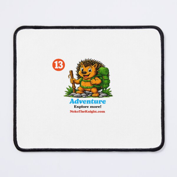 Item preview, Noko The Knight® Adventure - Explore more! Single Sticker designed and sold by NokoTheKnight.