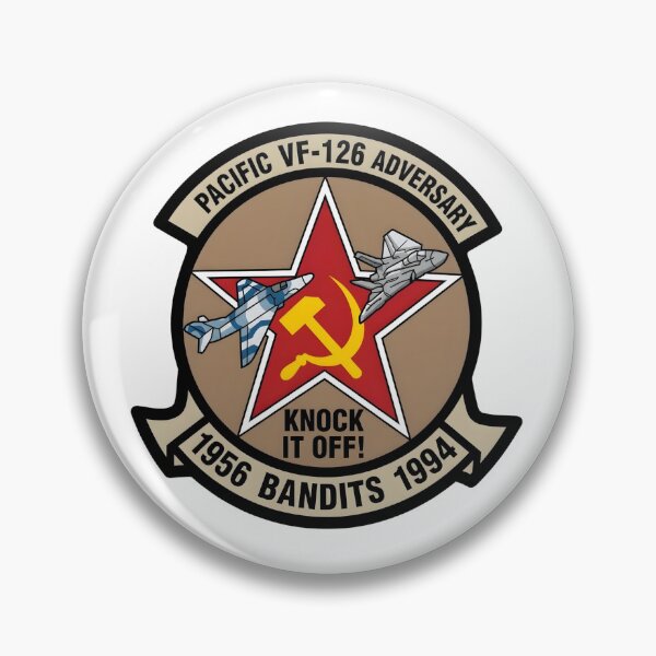Item preview, US Navy VF-126 "Bandits" Adversary Squadron Commemorative Patch designed and sold by CharlieDesings.