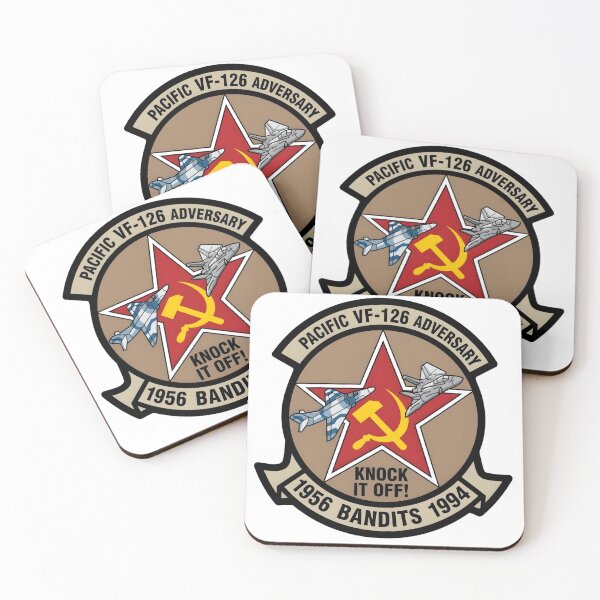 Item preview, US Navy VF-126 "Bandits" Adversary Squadron Commemorative Patch designed and sold by CharlieDesings.