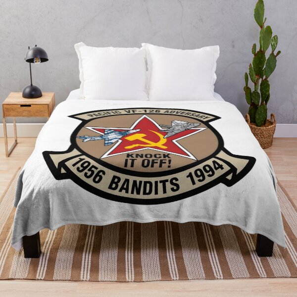 Item preview, US Navy VF-126 "Bandits" Adversary Squadron Commemorative Patch designed and sold by CharlieDesings.