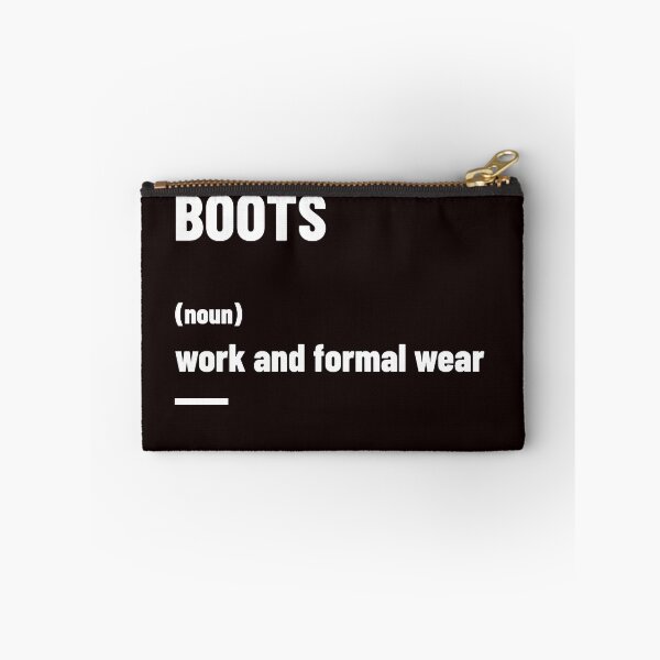 Item preview, BOOTS (noun) – work and formal wear t-shirt designed and sold by maztronics.
