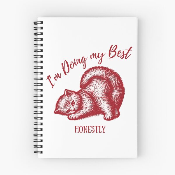 Item preview, I'm Doing My Best - Funny Cat designed and sold by LAJdesigns.