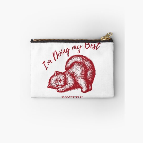 Item preview, I'm Doing My Best - Funny Cat designed and sold by LAJdesigns.
