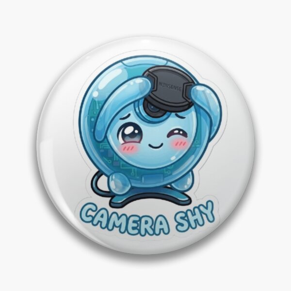 Item preview, Camera Shy Kawaii Retro Webcam 2000s Y2K Introvert designed and sold by Retro Mood Co.