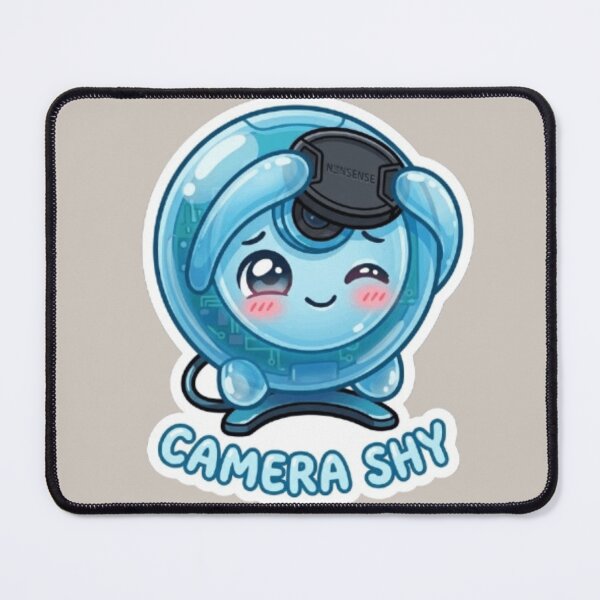 Item preview, Camera Shy Kawaii Retro Webcam 2000s Y2K Introvert designed and sold by Retro Mood Co.