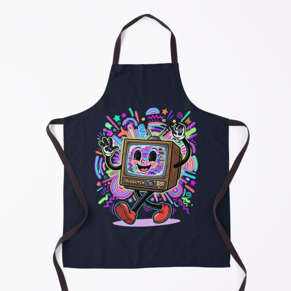Item preview, Groovy Glitch TV Cute 1930s Rubber Hose Cartoon Static designed and sold by RetroRewind Studio.