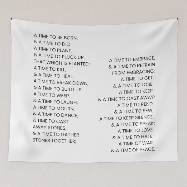 Item preview, Ecclesiastes 3 Times  designed and sold by Undonemadenew.