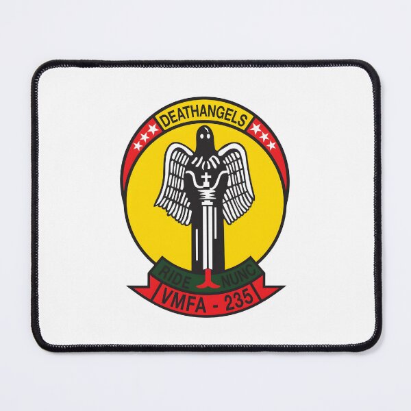 Item preview, US Marine Corps VMFA-235 "Death Angels" Fighter Attack Squadron Insignia designed and sold by CharlieDesings.