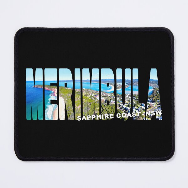 Item preview, MERIMBULA Sapphire Coast NSW - Middle Beach to Pambula Sunny Day designed and sold by Adam Gormley.