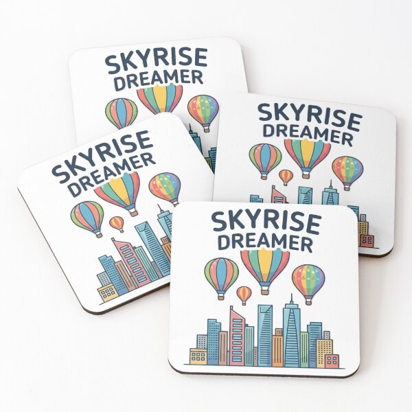 Item preview, Colorful hot air balloons above a modern skyline designed and sold by Ahmedsyde.