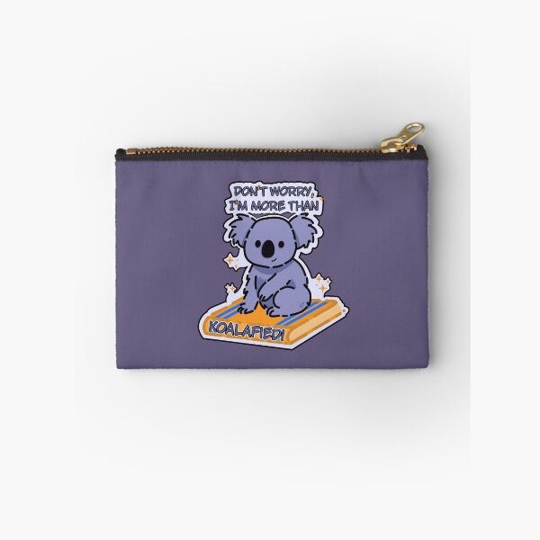 Item preview, KOALAfied Koala Educational Pun Sticker designed and sold by V Cubed Creations.