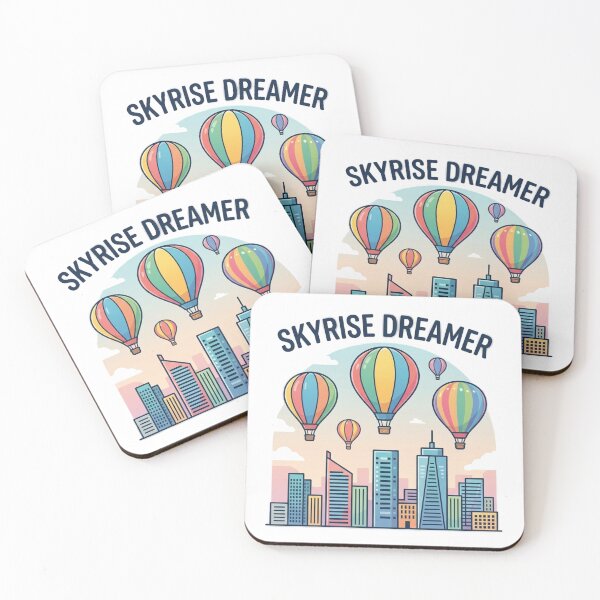 Item preview, Copy of Colorful hot air balloons above a modern skyline designed and sold by Ahmedsyde.
