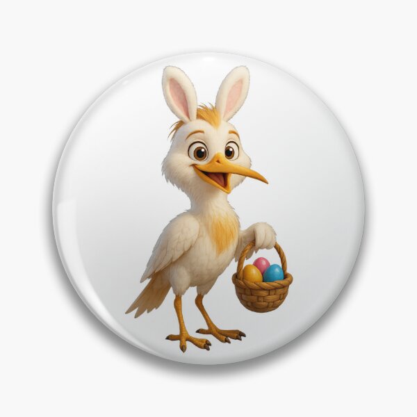 Item preview, Easter Cattle Egret designed and sold by Sillytoe.