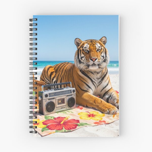 Item preview, Tiger Relaxes at the Beach designed and sold by Tridentulus.