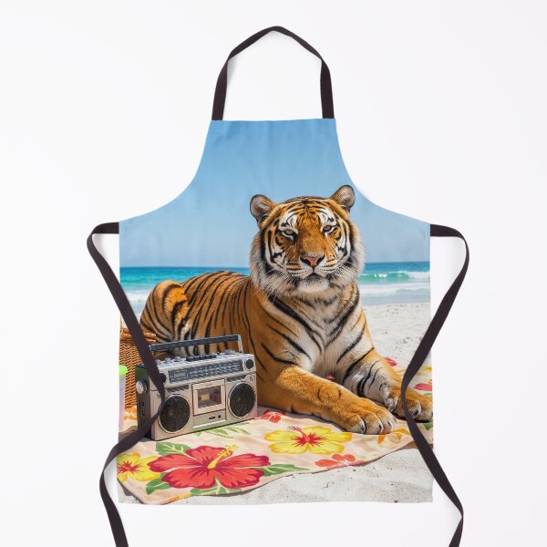 Item preview, Tiger Relaxes at the Beach designed and sold by Tridentulus.