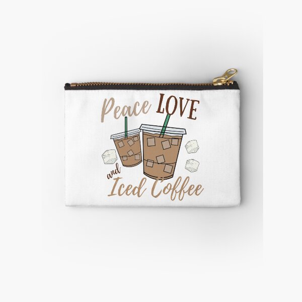 Item preview, Peace Love and Iced Coffee - Coffee Gift designed and sold by LAJdesigns.