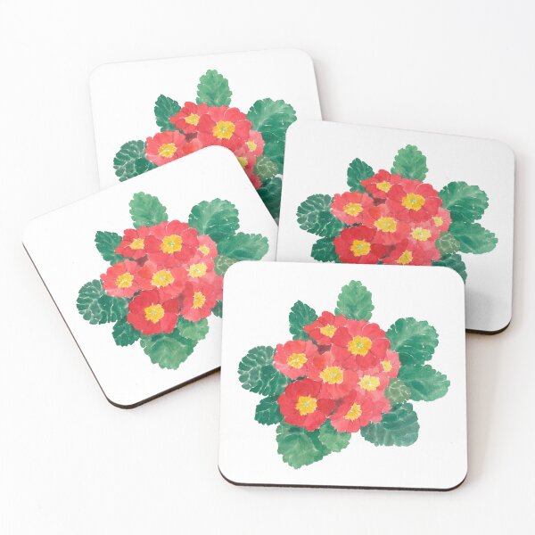 Item preview, February 4th birthday flower Red Primrose designed and sold by birthflower.