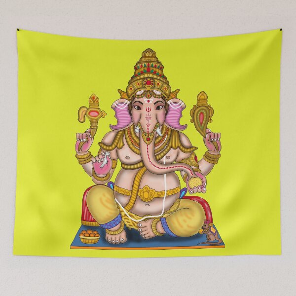 Item preview, Lord Ganesha Artwork | Sacred Hindu God Digital Illustration designed and sold by Harshit_Digital_Arts.
