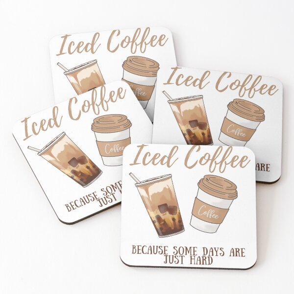 Item preview, Iced Coffee Because Some Days Are Hard - Coffee Lover designed and sold by LAJdesigns.