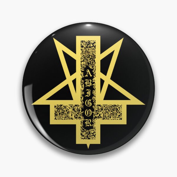 Item preview, Abigor Logo Golden Austrian Black Metal designed and sold by morbidmetal.