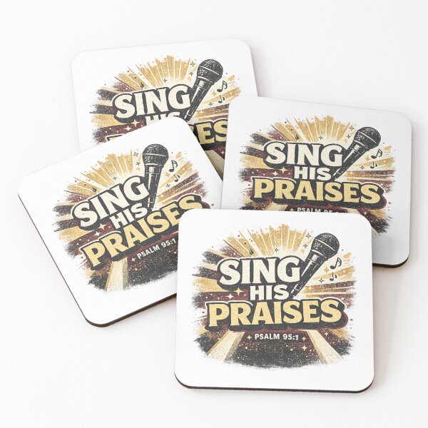 Item preview, Sing His Praises Psalm 95:1 Christian Worship Music Faith Design designed and sold by SoulThread Studio.