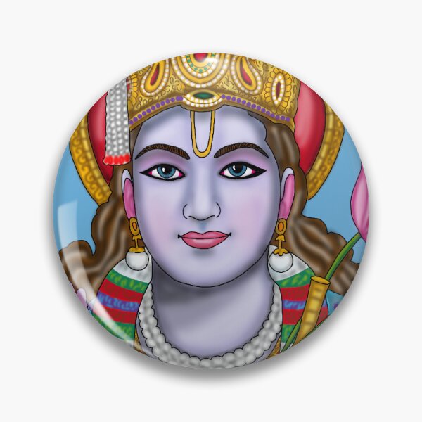 Item preview, Lord Krishna Artwork | Divine Hindu God Digital Illustration designed and sold by Harshit_Digital_Arts.