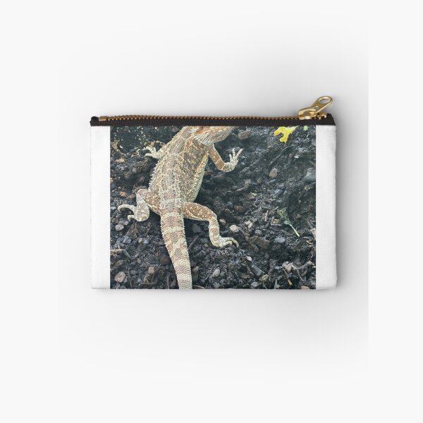 Item preview, Falla the bearded dragon enjoying  being in her outside garden designed and sold by KekePublishing.