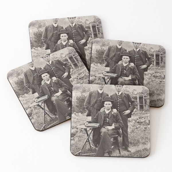 Item preview, Charlie Ferguson, Cornish and William (Wallaga) Mead sitting. designed and sold by CobargoMuseum.