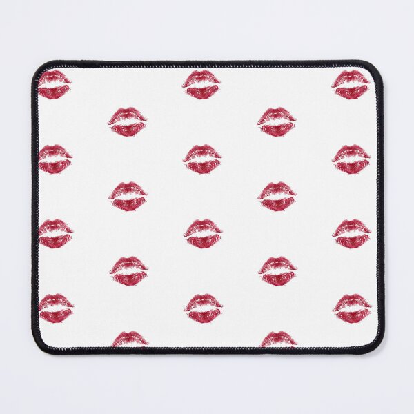 Item preview, Realistic Red Lipstick Kiss Mark Crimson Lips Pattern designed and sold by Cleairydelulu.