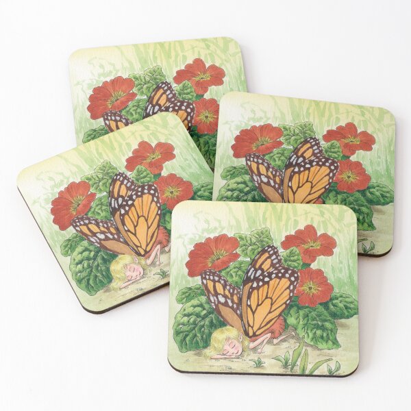 Item preview, February 4th birthday flower Red Primrose Fairy designed and sold by birthflower.