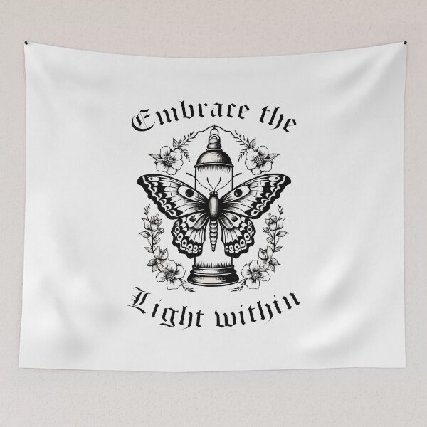 Item preview, Embrace the Light Within Moth designed and sold by atelierallaire.