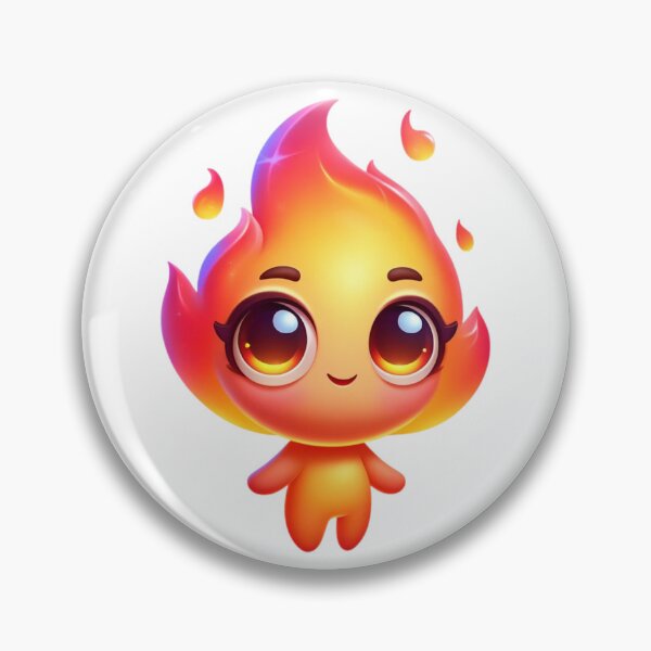 Item preview, Adorable Fire Girl designed and sold by Sillytoe.