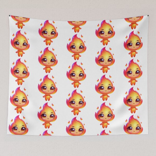 Item preview, Adorable Fire Girl designed and sold by Sillytoe.