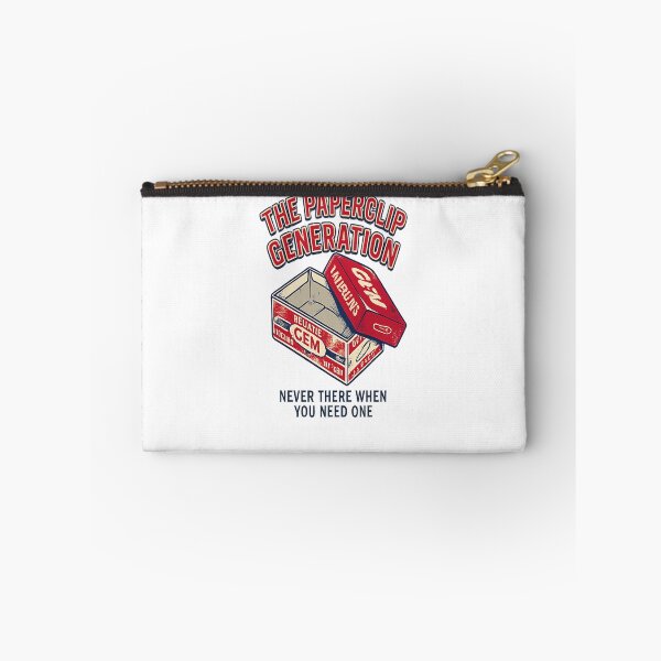 Item preview, The Paperclip Generation - Never There When You Need One | Retro Office Humour T-Shirt designed and sold by WisdomInColor.