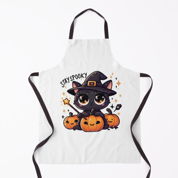 Item preview, Stay Spooky Black Cat Witch Halloween Sticker designed and sold by carestazafeli.