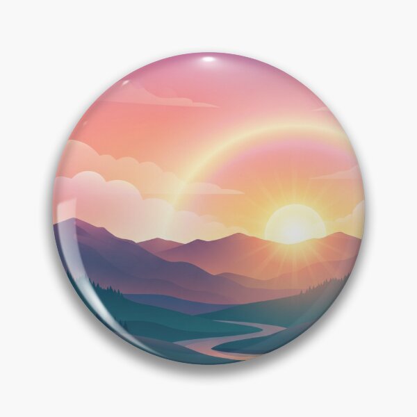 Item preview, Colorful sunrise vector with glowing horizon and soft gradients designed and sold by OmarStore97.