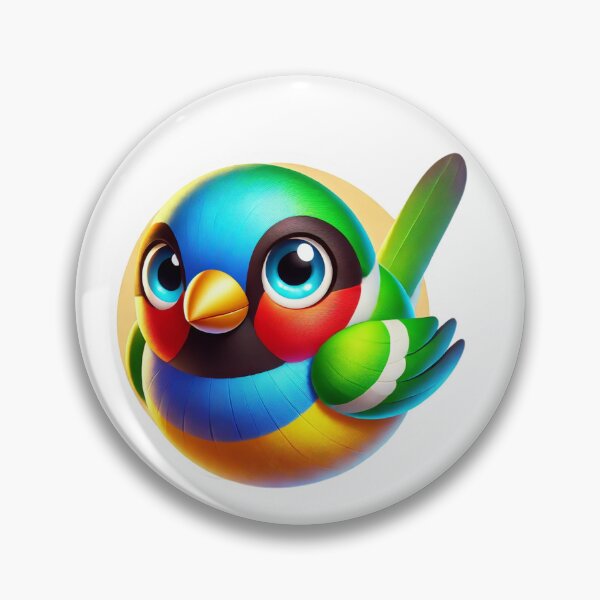 Item preview, Adorable Gouldian Finch designed and sold by Sillytoe.