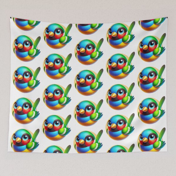 Item preview, Adorable Gouldian Finch designed and sold by Sillytoe.