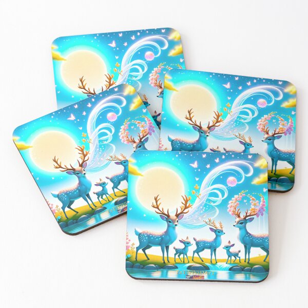 Item preview, Deer Family Story.t designed and sold by vivid wall art photo.