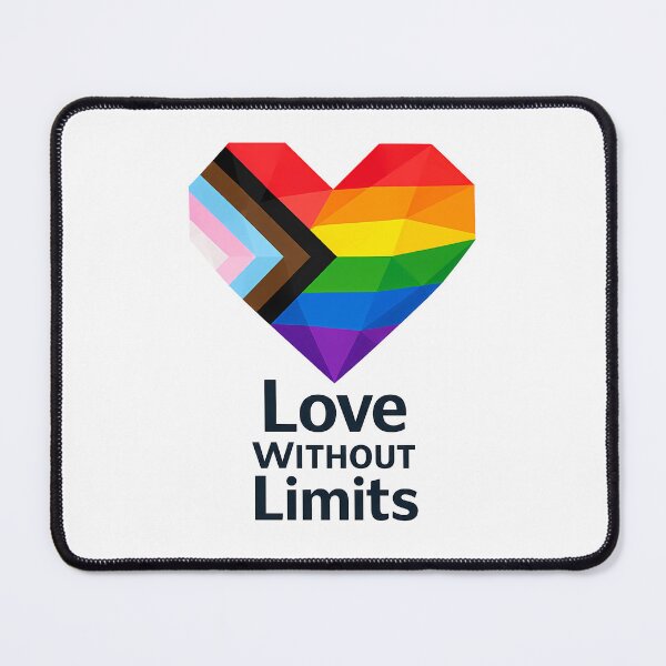 Item preview, Love Without Limits Pride Progressive Heart designed and sold by ArtMassive.