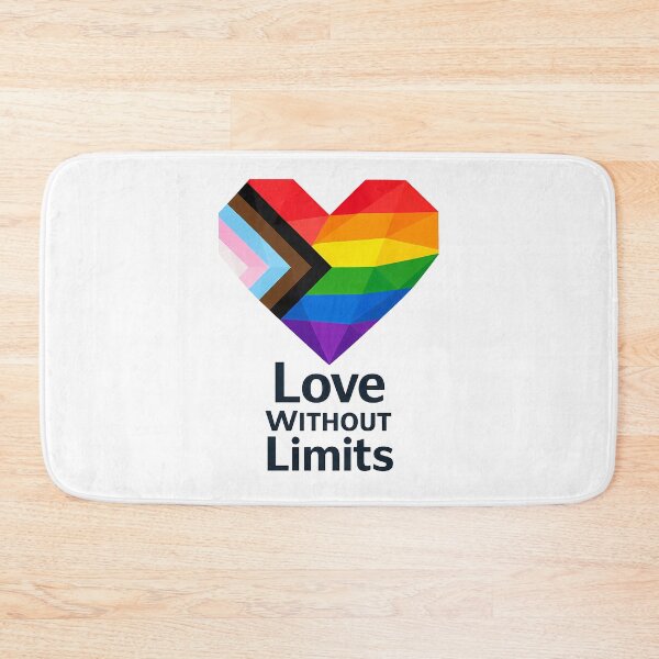 Item preview, Love Without Limits Pride Progressive Heart designed and sold by ArtMassive.