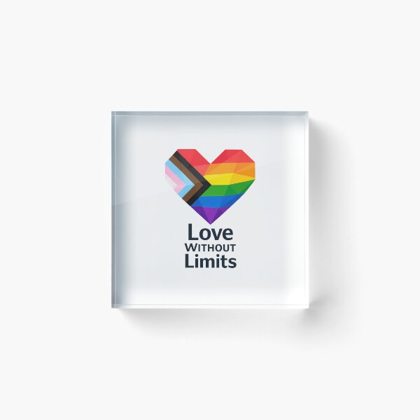 Item preview, Love Without Limits Pride Progressive Heart designed and sold by ArtMassive.