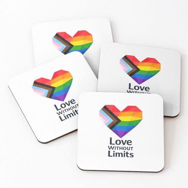 Item preview, Love Without Limits Pride Progressive Heart designed and sold by ArtMassive.