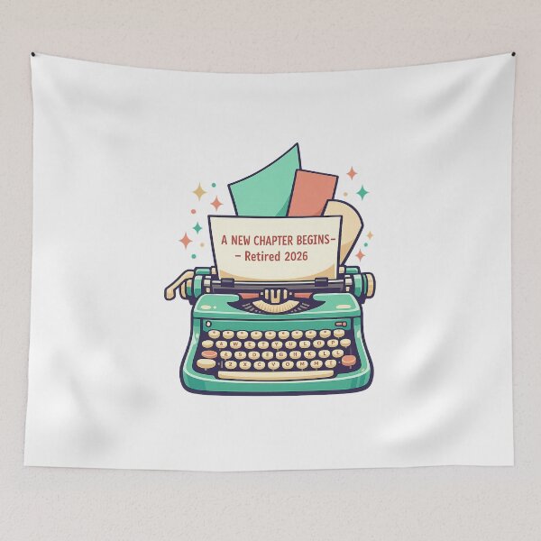 Item preview, New Chapter Retirement designed and sold by LuveraxArt.