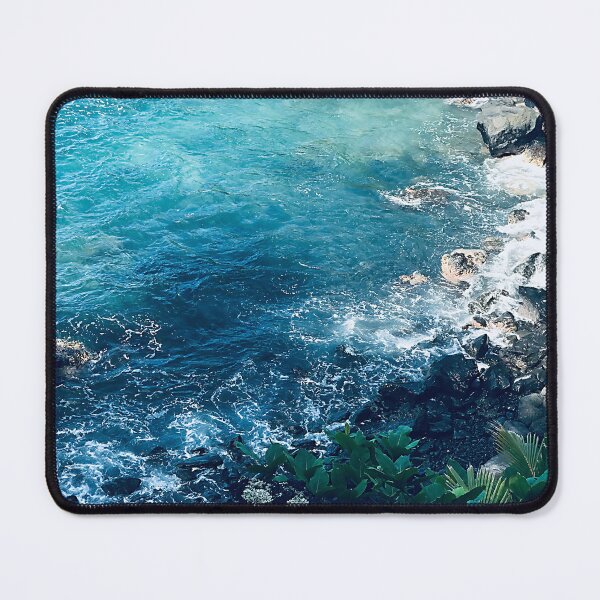 Item preview, Tropical Paradise Pacific Ocean Cove Art Photo designed and sold by DEC02.