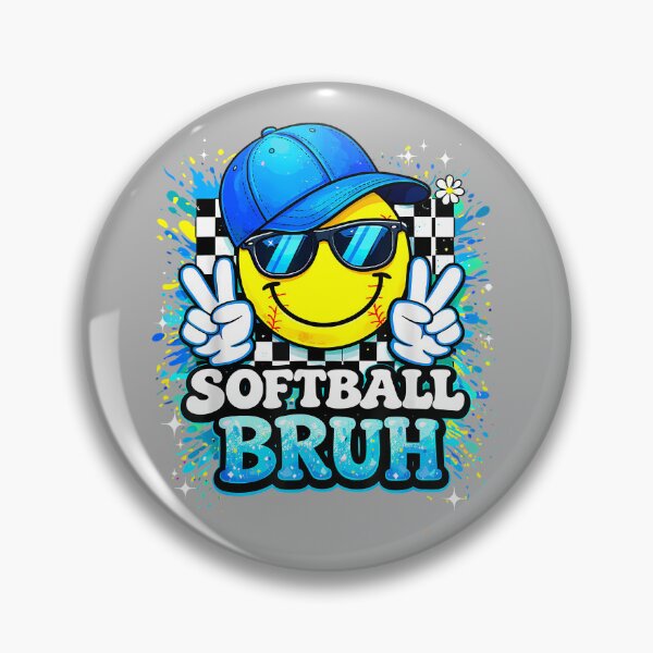 Item preview, Retro Peace Groovy Cool Softball Dad Boys Game Day Vibes designed and sold by GreggRoss.