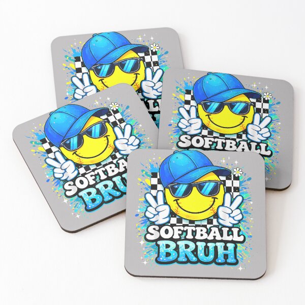 Item preview, Retro Peace Groovy Cool Softball Dad Boys Game Day Vibes designed and sold by GreggRoss.