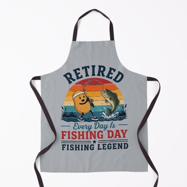 Item preview, Retired Potato Fishing Legend Every Day Is Fishing Day designed and sold by bosamji.