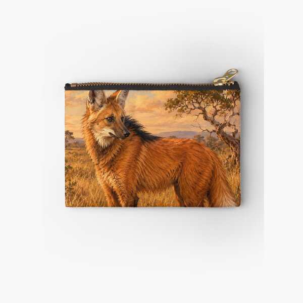 Item preview, Maned Wolf in Golden Savanna designed and sold by Pixel Junkies Studio.