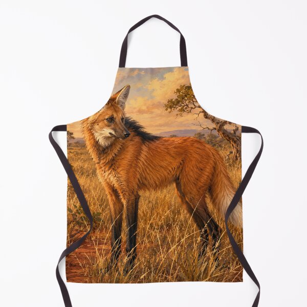 Item preview, Maned Wolf in Golden Savanna designed and sold by Pixel Junkies Studio.